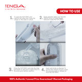 TENGA Flip 0 (Zero) Red and Warmer Set