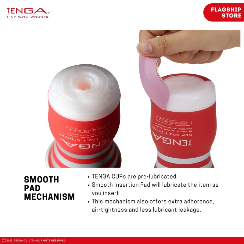 Tenga - Original Vacuum Cup Regular - Red (Renewal)