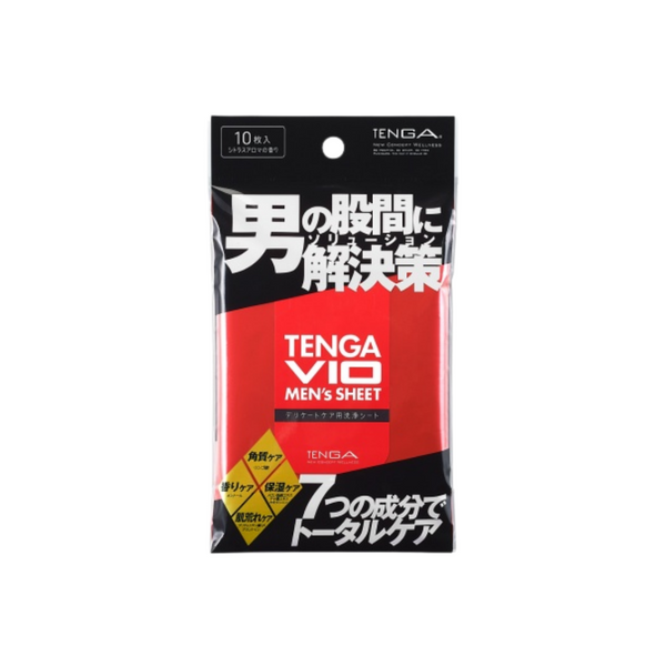 TENGA VIO MEN’s SHEET [10 Sheets, Wipes]